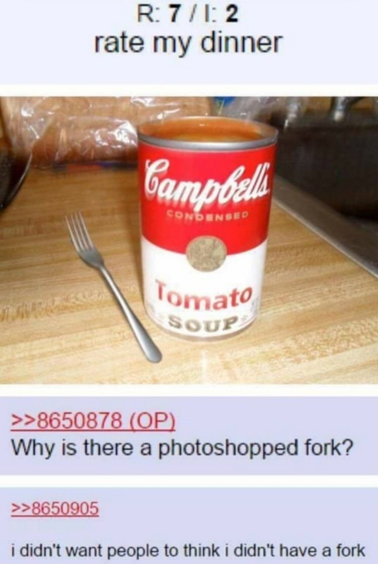 A fork is all you need - meme