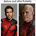 Antes e depois da puberdade