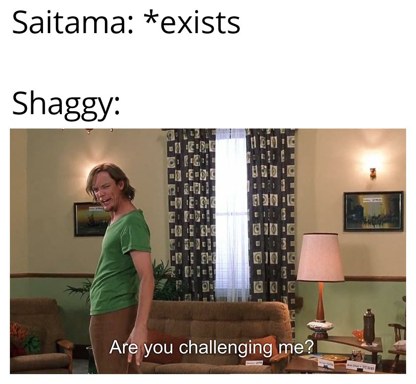 Agitated shaggy - meme