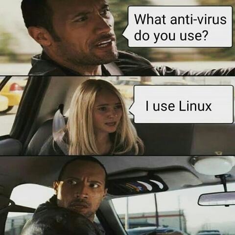 I use Linux! - meme