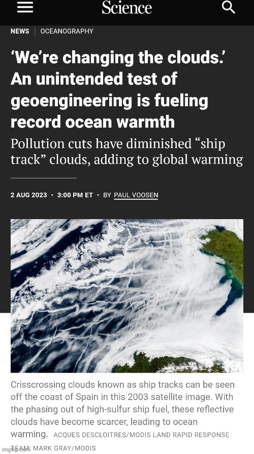 Record of ocean heat - meme