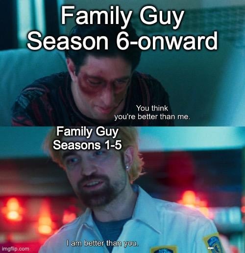 Family Guy seasons - meme