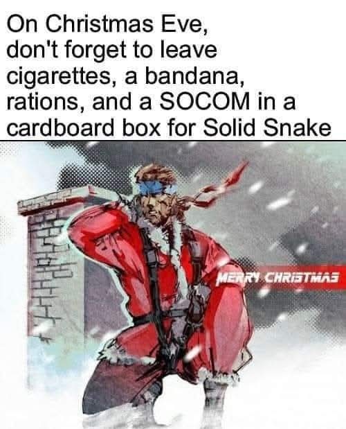 Metal Gear Christmas - meme