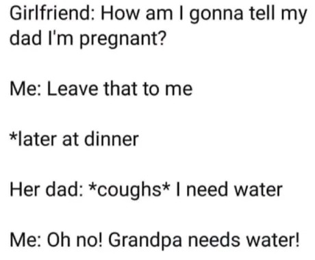 Grandpa please - meme