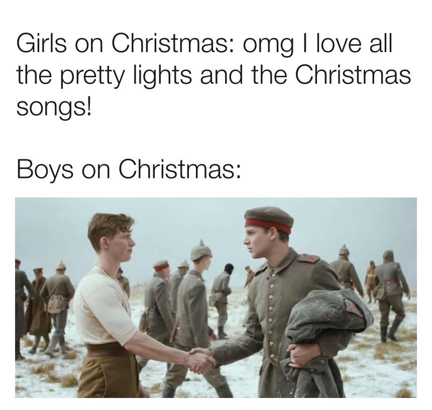 o7 Christmas Truce - meme