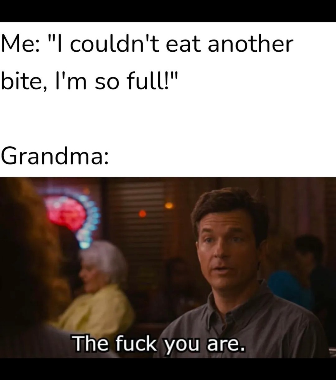Grandma does care - meme