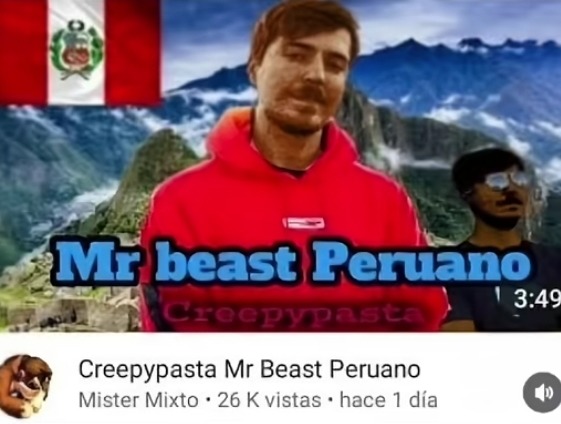 Mr beast Peruano - meme