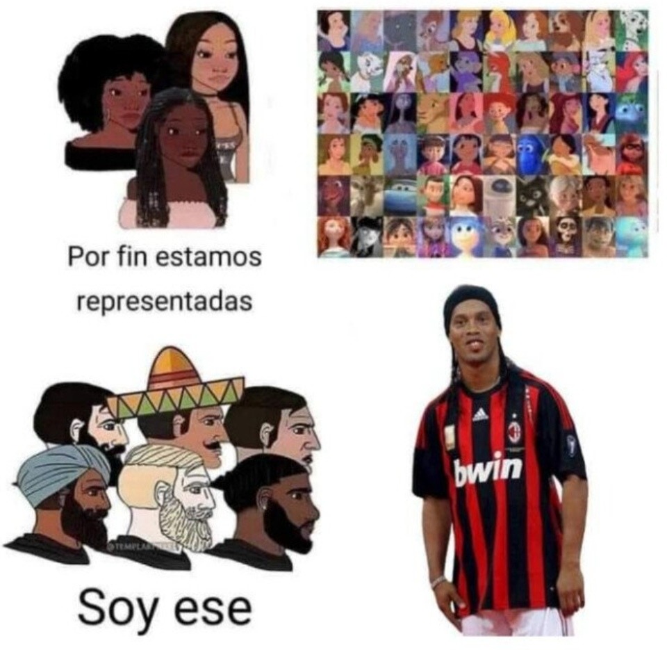 Por fin estamos representadas. Firmado: el meme del bwin