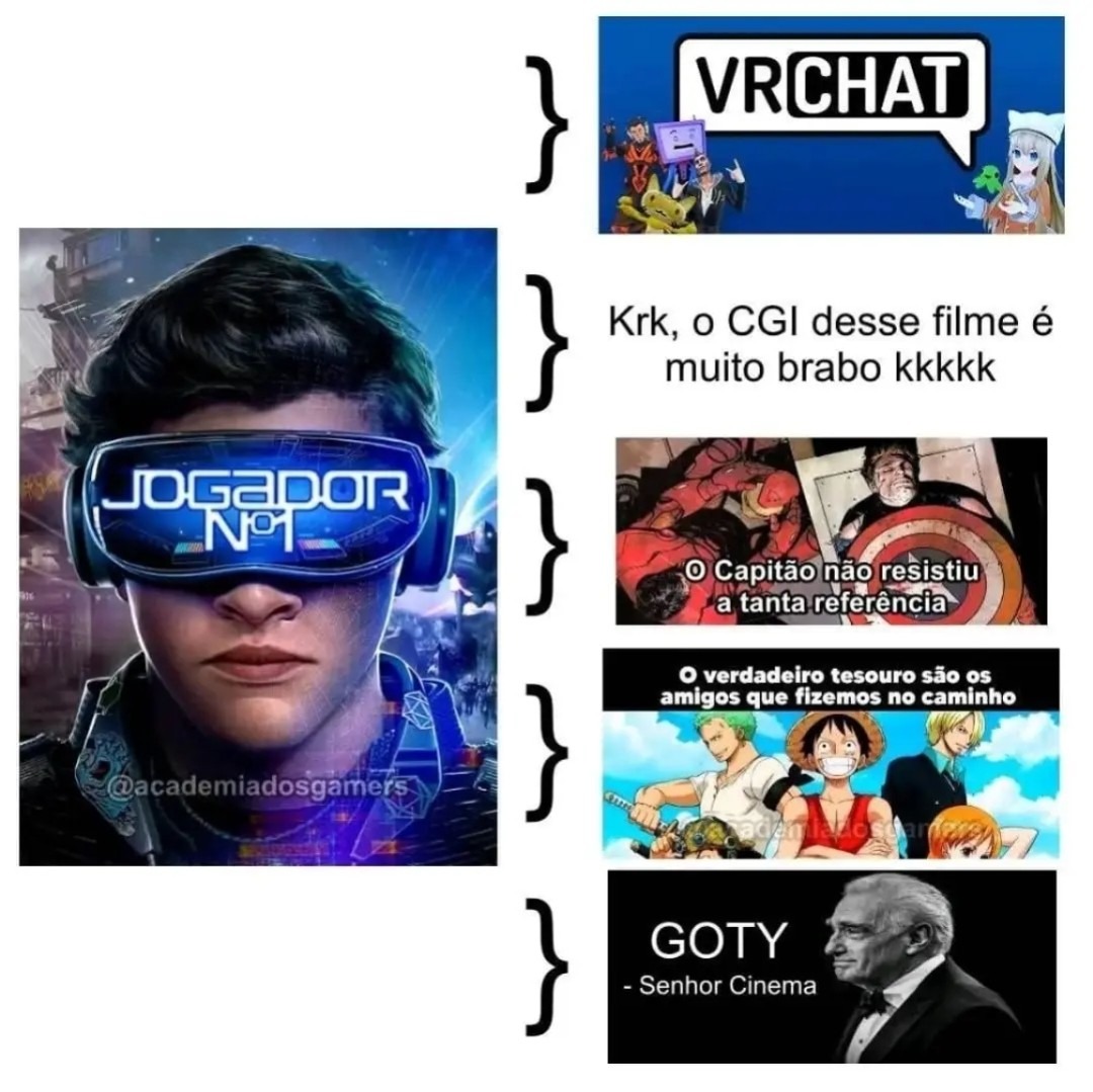 Eu vi o filme e li o livro, e ambos são absolute cinema - meme