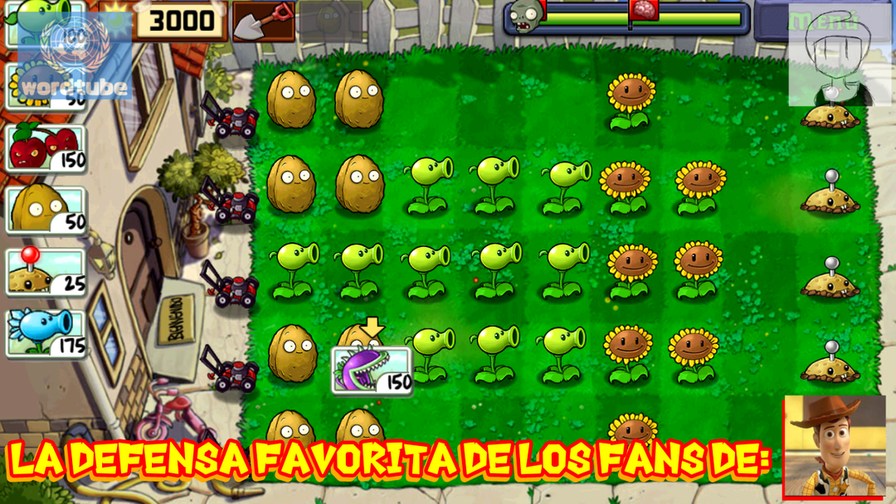 Screenshot mio de plants vs zombies para hacer este memazo - meme