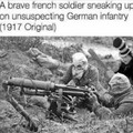 Cat kills French soldiers