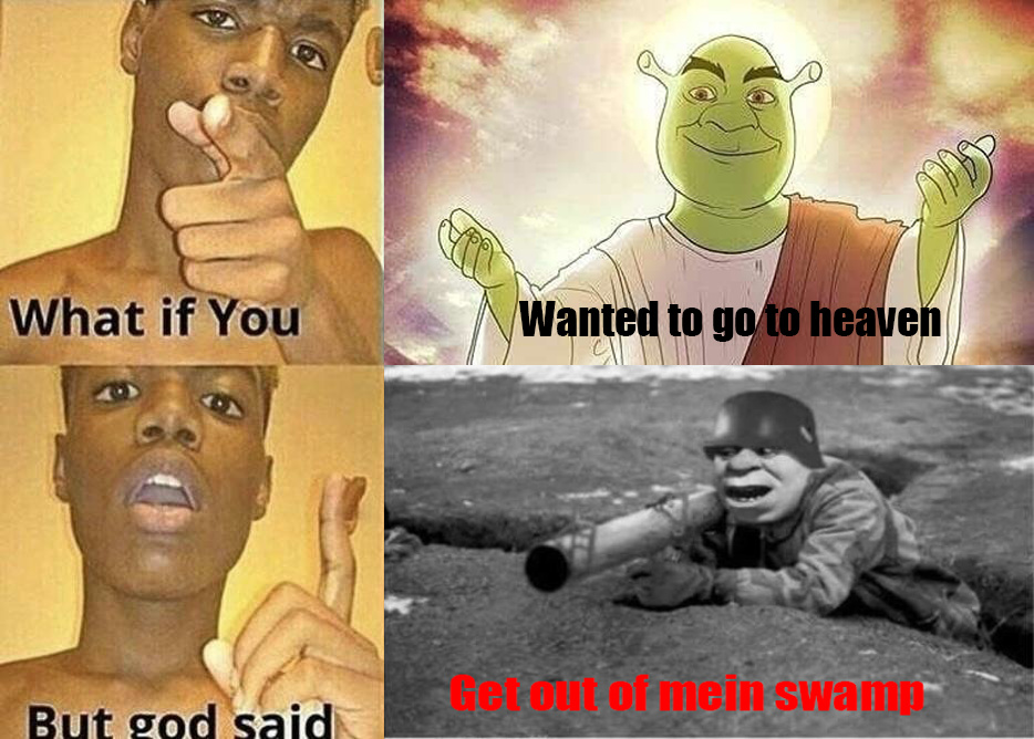 Shrek heaven - meme