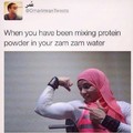 Zam Zam is muslim holy water