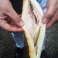bought this sandwich for 2 bucks in a stadium!!!