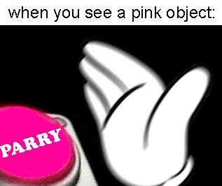 Quando vc vê um trem rosa - meme