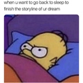 Try to sleep Homer...