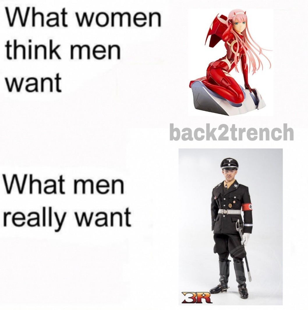 What women think men want - meme