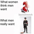 What women think men want