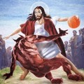 Dios Jugando basket con el diablo