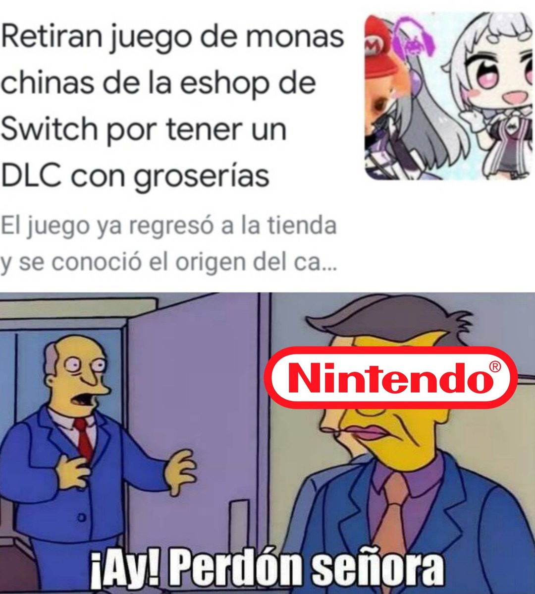 ¿Enserio Nintendo? - meme
