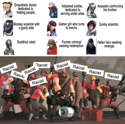 another reason why TF2 is far more based than overwatch - meme