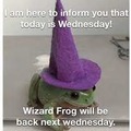 Wizard Wednesday is an official day