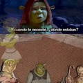 Shrek interpretando a Jesucristo