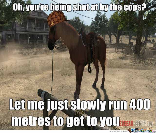 Only in Red Dead Redemption - meme