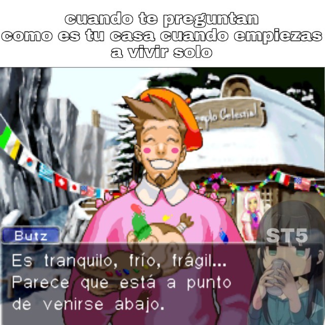 Juego: Phoenix wright ace attorney trials and tribulations - meme
