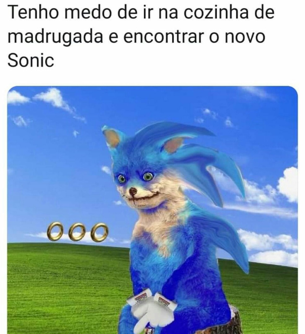 esse Sonic está deveras uma merda - meme