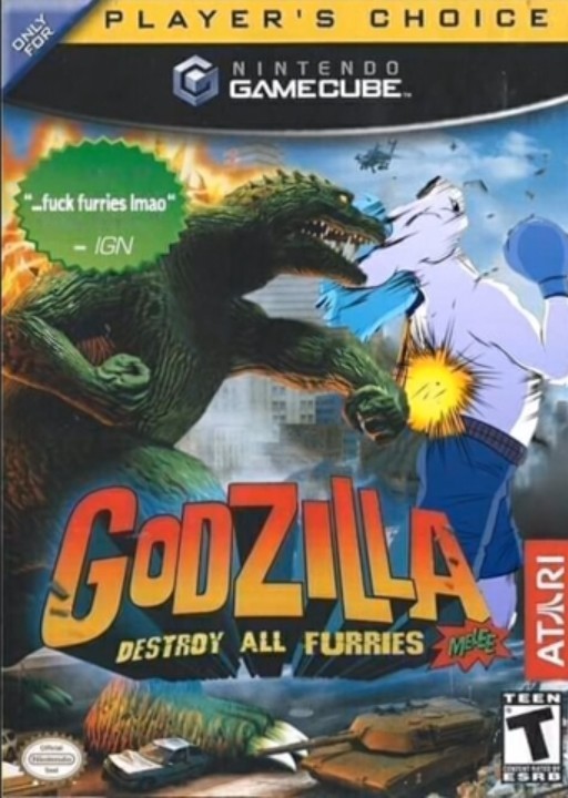 Un kpo el Godzilla - meme