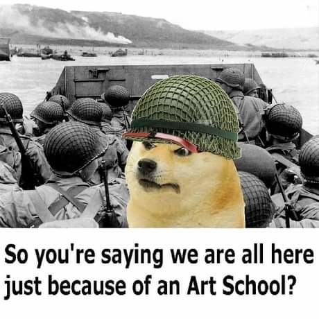 Doggy history - meme