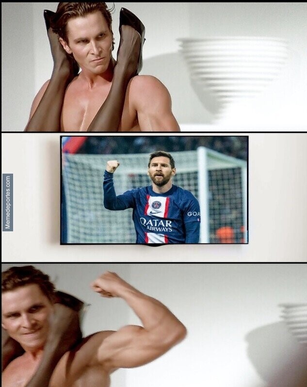 Messi metió el gol de la victoria - meme