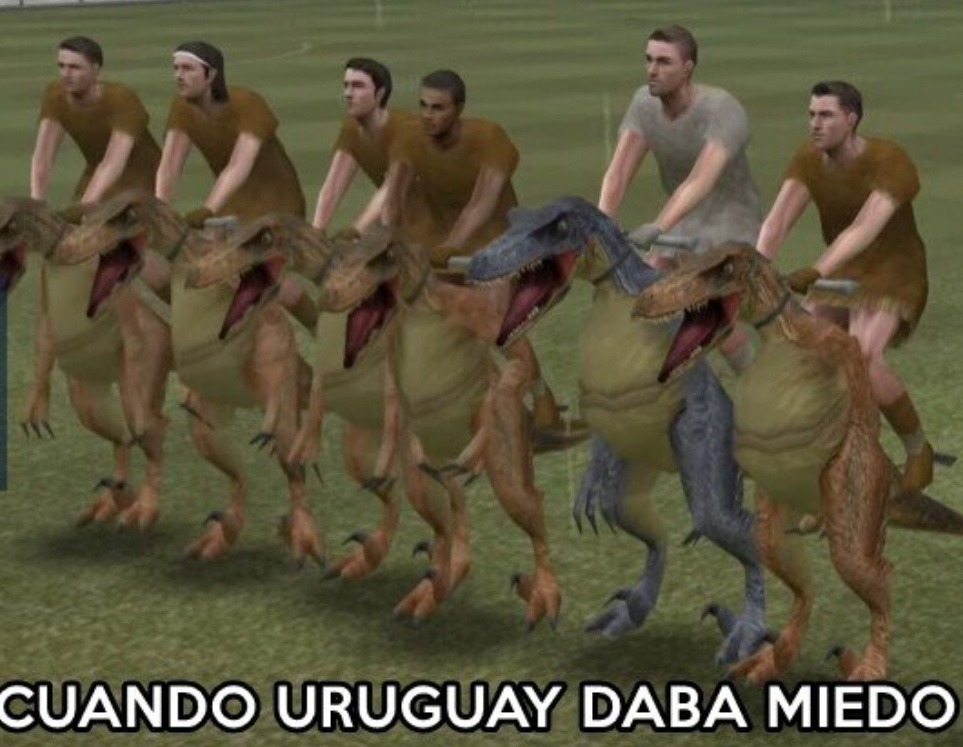 Cuando Uruguay daba miedo. Otro timeline - meme