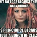 Unborn babies are food