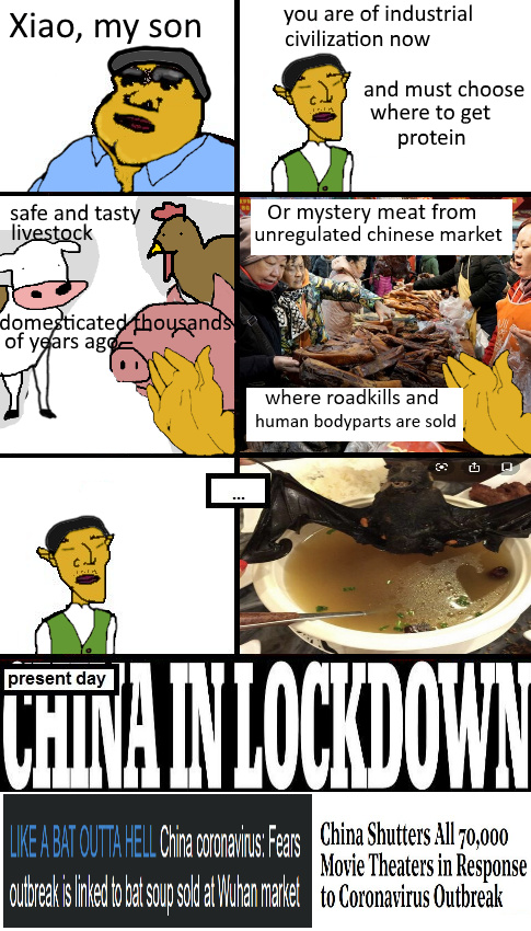 dongs in a chinatown - meme