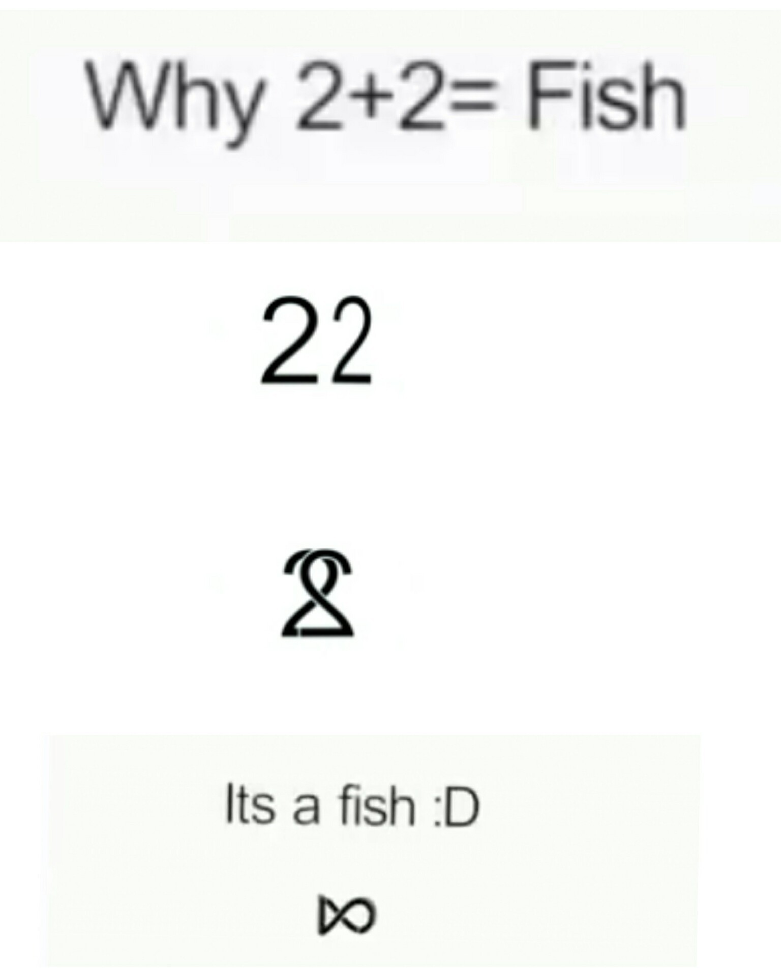 2+2=Fish - meme