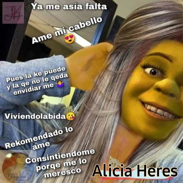 Alicia heres - meme