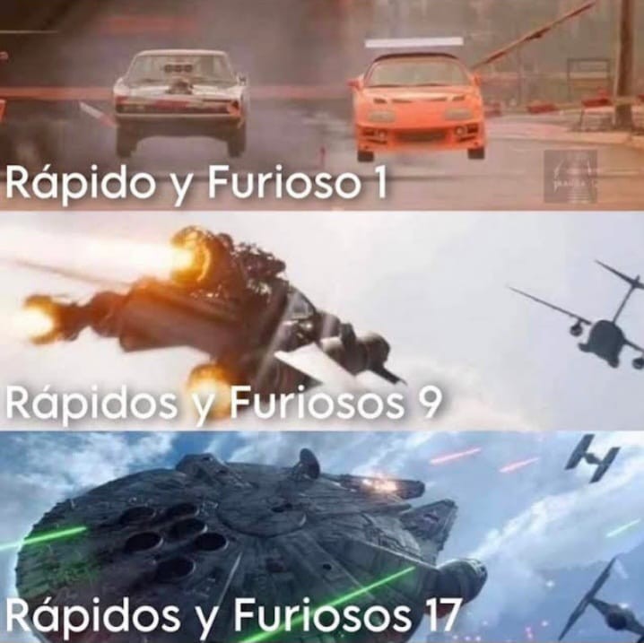 Rápidos y furioso 40k - meme