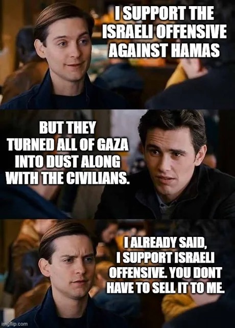 Israeli offensive against Hamas - meme