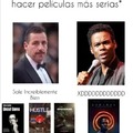 Es que Adam Sandler tiene ese carisma que te hace ver todo lo que lo involucra