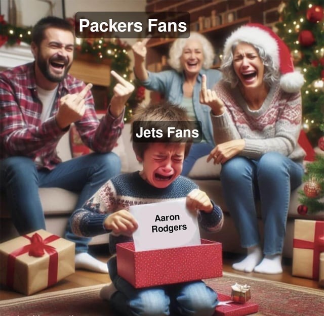 Aaron Rodgers Jets meme