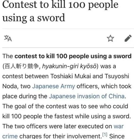 Bro really said: let's make war crimes a competition - meme