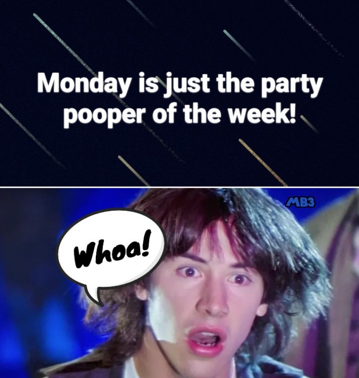 Monday Party Pooper - meme