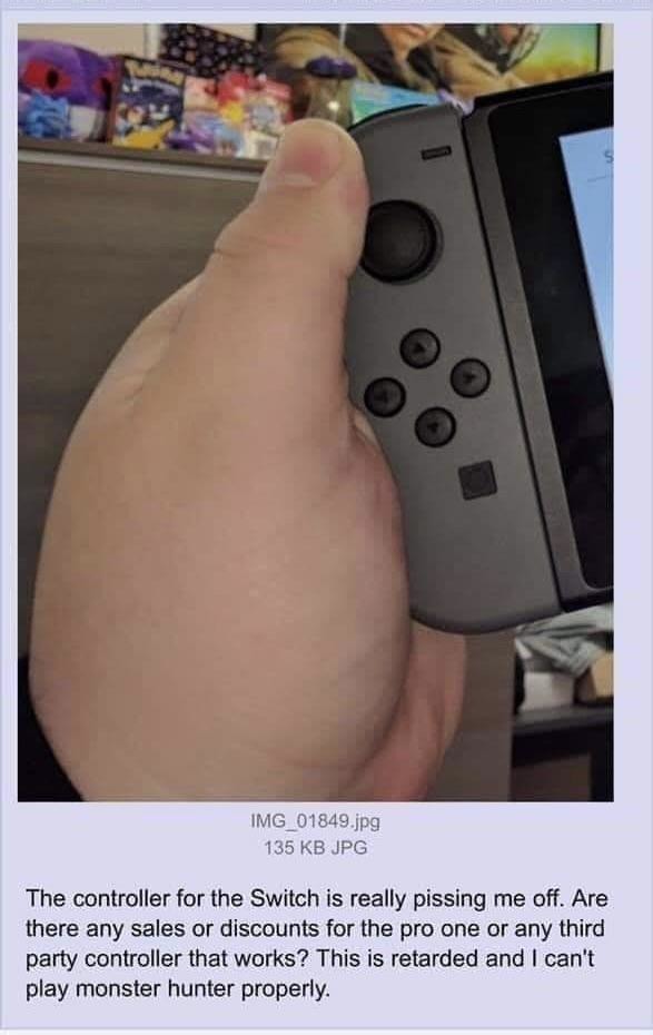 Anon gets a Nintendo Switch - meme