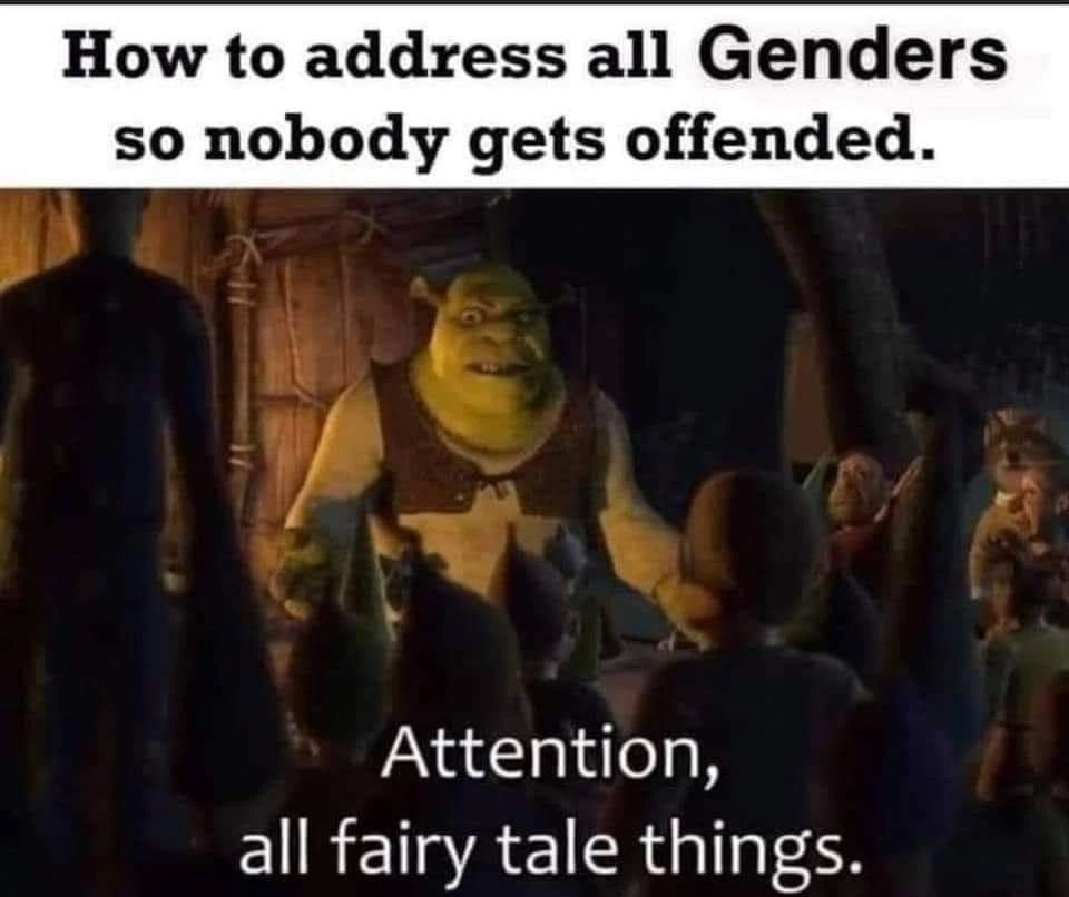 This how to address all genders - meme