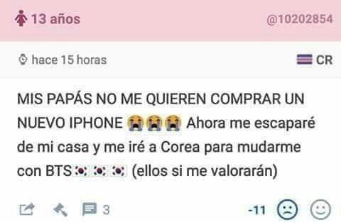 Realmente se quiere mudar a Corea - meme