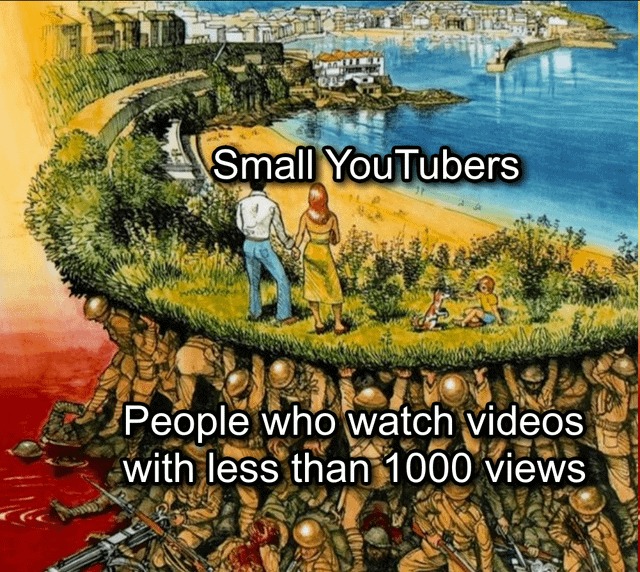 Small youtuber meme