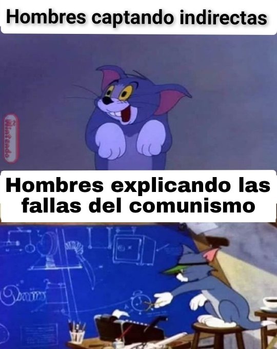 Hombres explicando por qué el comunismo no funciona - meme