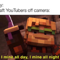 minecraft youtuber meme